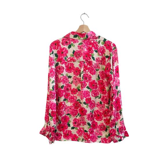 Show Me Your Mumu Early Riser PJ Set Pink Floral Soiree Silky S/M - Picture 5 of 11